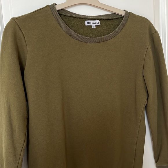 Green fall sweatshirt from the label - Picture 2 of 4